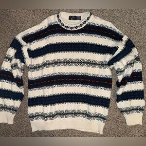 Vintage Trader Bay Men's Crewneck Sweater, size XL